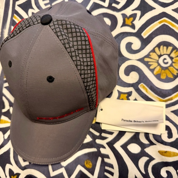 Porsche Racing Collection Gray Baseball Cap - Picture 1 of 8